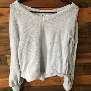 BRAND NEW HOLSTER LOGHT BLUE SWEATER